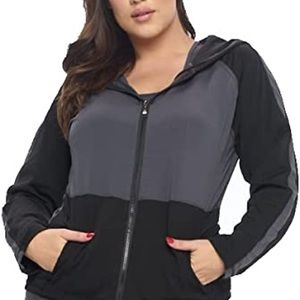 Women's 3 Piece Sports Outfit Tracksuit Hoodie; Tank Top & High Waist Leggings